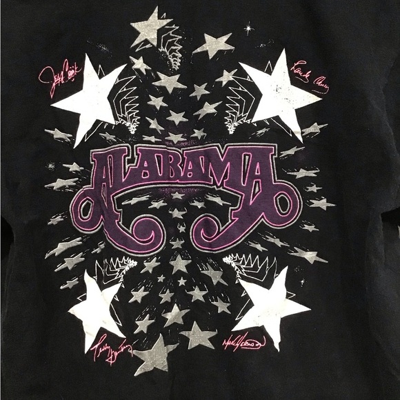 90s Alabama Band Tee Vintage Country Music T-Shirt Size L Graphic Retro - Picture 6 of 7